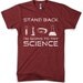 Funny science shirt try science cool shirt S-3XL