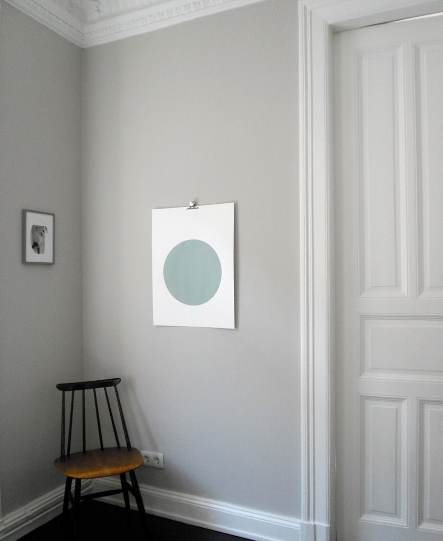 circle screenprint on paper