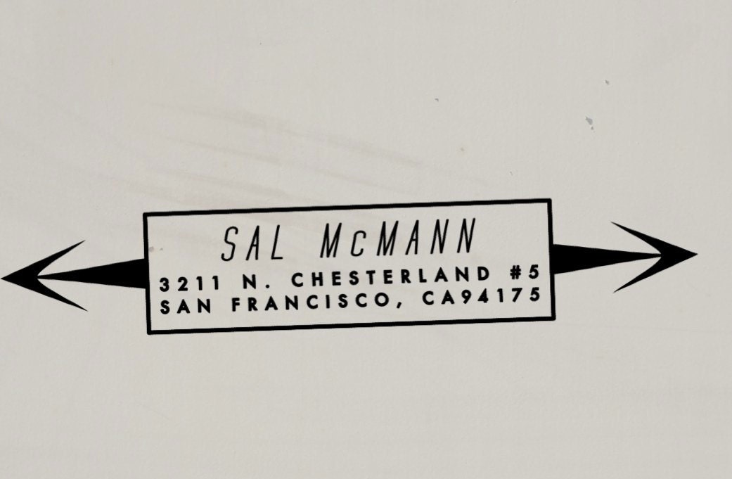 ADDRESS // Custom Rubber Stamp