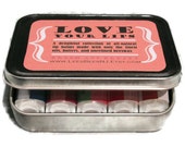 Crazy Fruity Love. Valentines Day Gift Set for Lip Balm Junkies, Fresh and Fruity - 5 Fruit Flavored Beeswax Lip Salves by Lee the Beekeeper