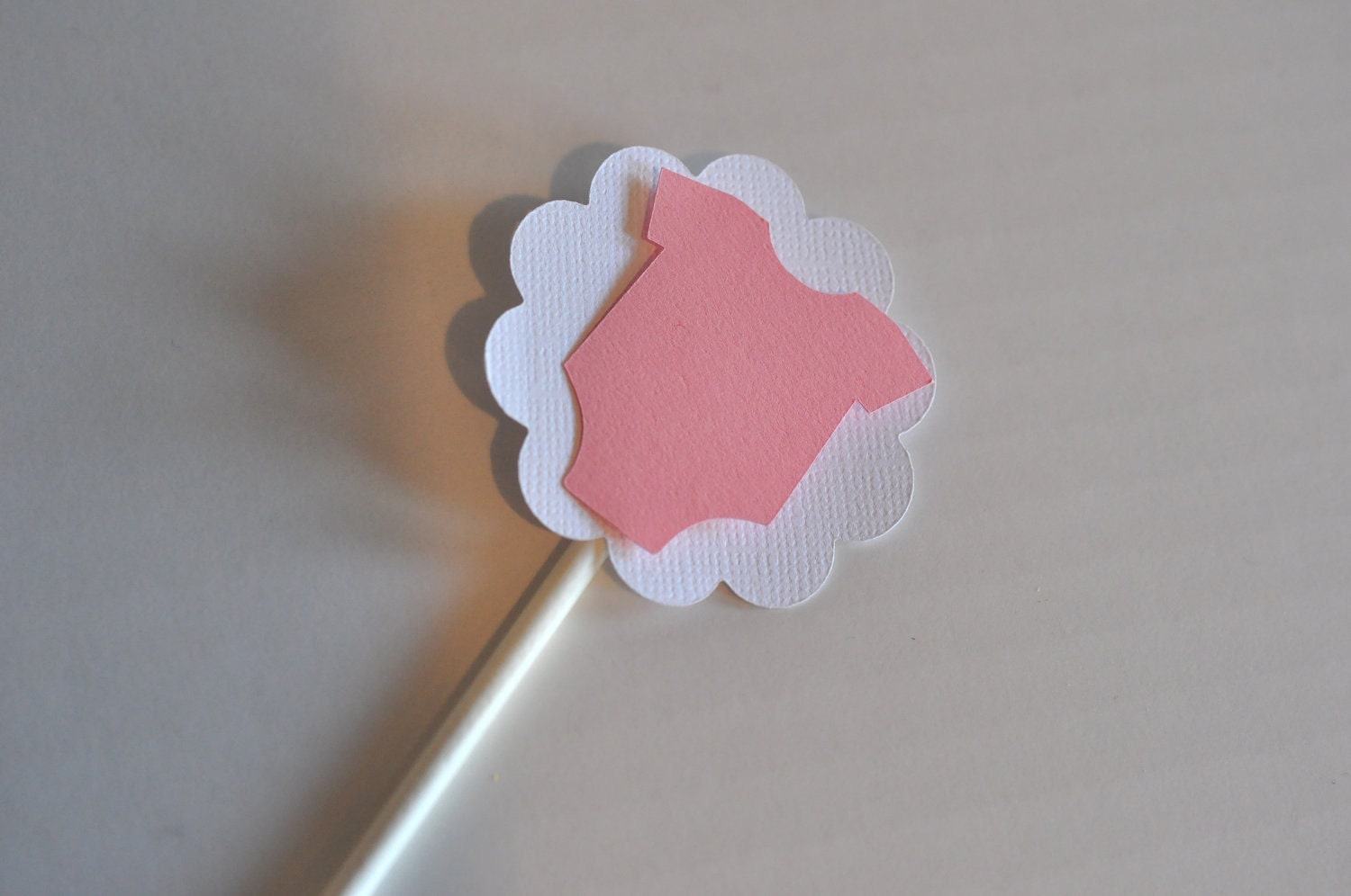 It's a Girl Pink Onesie Cupcake Toppers Il_170x135