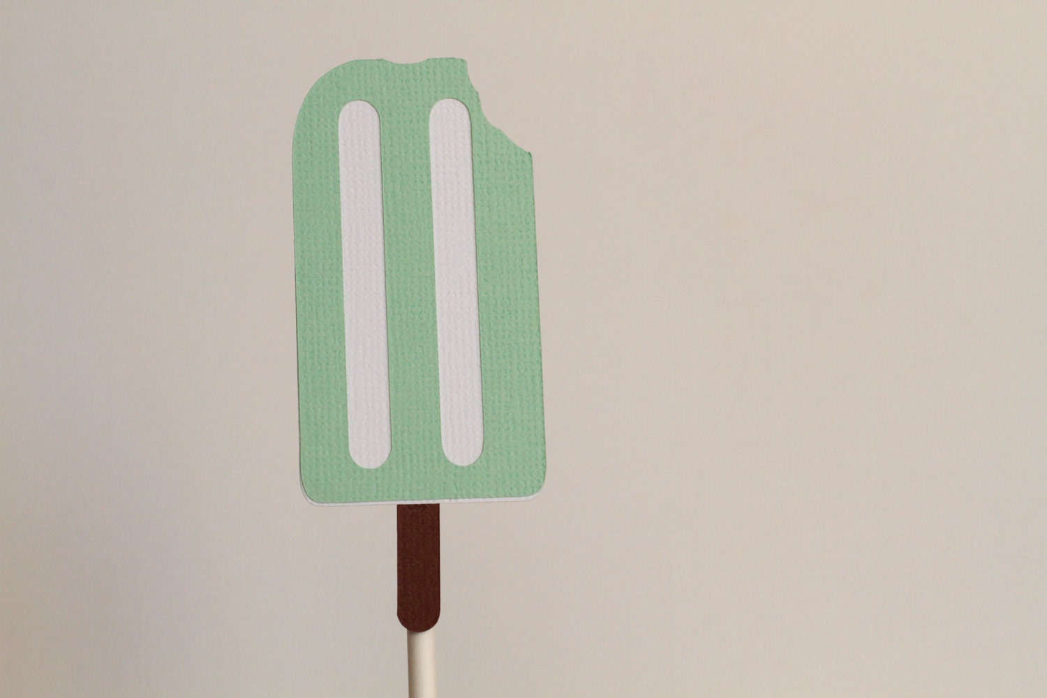 2 Tone Green Popsicle Cupcake Topper Il_170x135