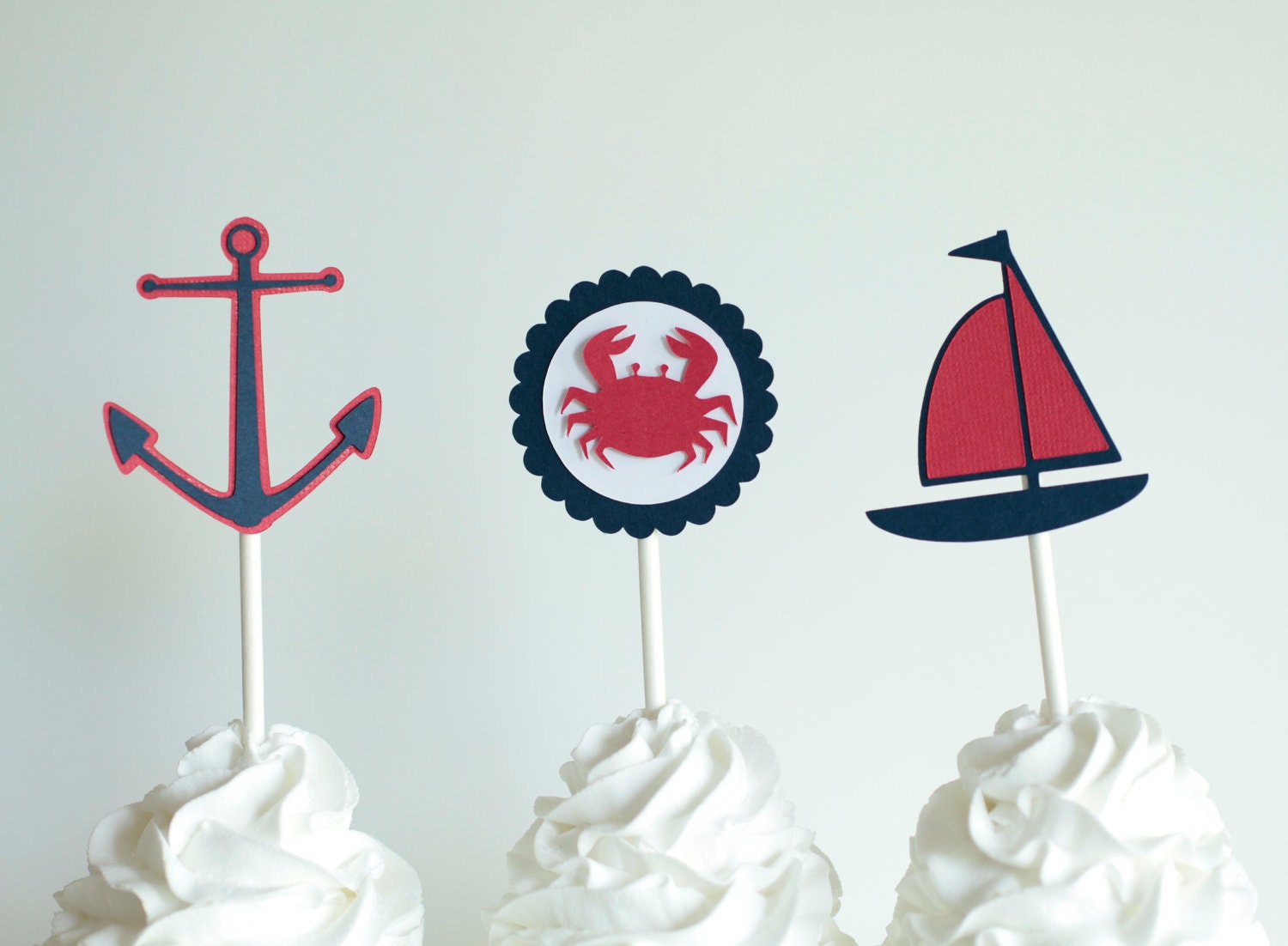 Summer Boating Cupcake Toppers Il_170x135