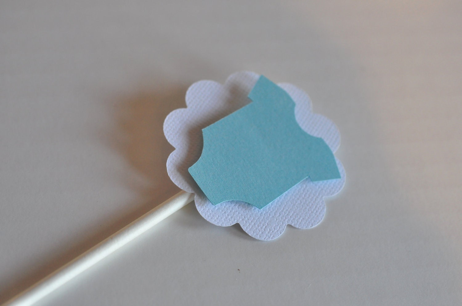 It's a Boy Blue Onesie Cupcake Toppers Il_570xn