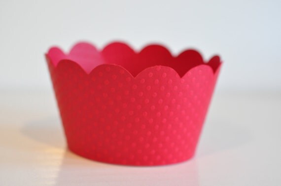 Red Cupcake Wrappers Il_570xn