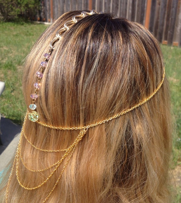 1970s Diva Head Jewelry- Cranial Crown