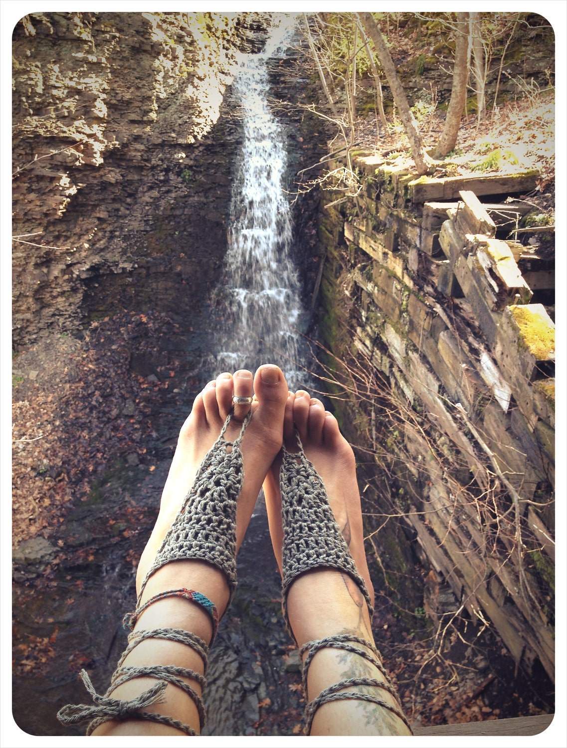 bare your sole. barefoot sandals. color sage. 'in stock/ ready to ship'