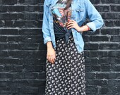 Vintage Floral Skirt