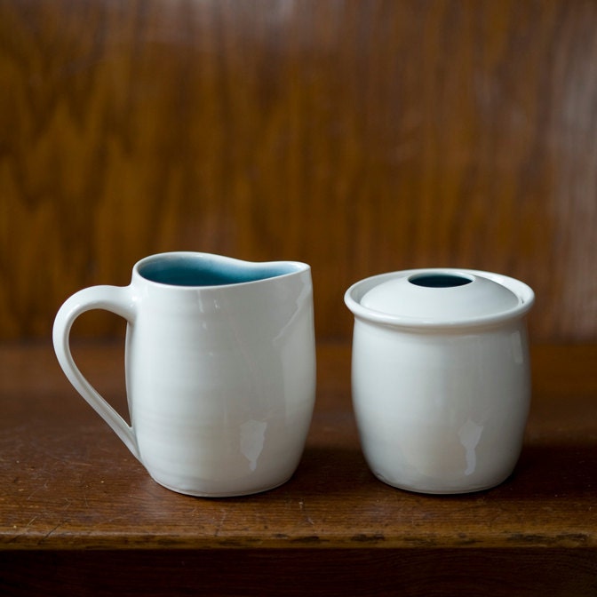 Robins Egg-Teal-Turquoise-Creamer