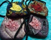 SALE  One Handmade Small Tie purse, great for holiday gifts, christmas gift, stocking stuffer, secret santa gift
