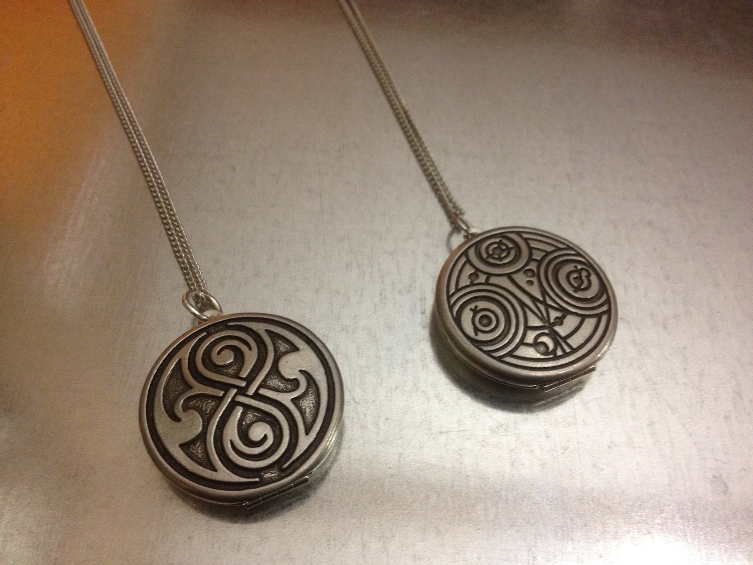 Inspired Time Travelers Locket Interpreted Necklace