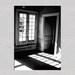 Black, White and Grey 11 x 14 Photo Taken in Abandoned Home, Titled '28 Panes'
