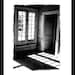 Black, White and Grey 11 x 14 Photo Taken in Abandoned Home, Titled '28 Panes'