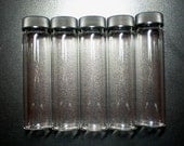 50 X-Large Glass Bottle Vials with Cap. Size 3 3/4 inch tall - item 2595