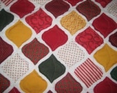 Ornaments Christmas Quilt or Wallhanging