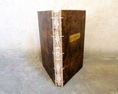Rustic Guestbook LARGE, Vintage, Personalized for Wedding