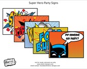 Super Hero 30 Party Signs Il_170x135
