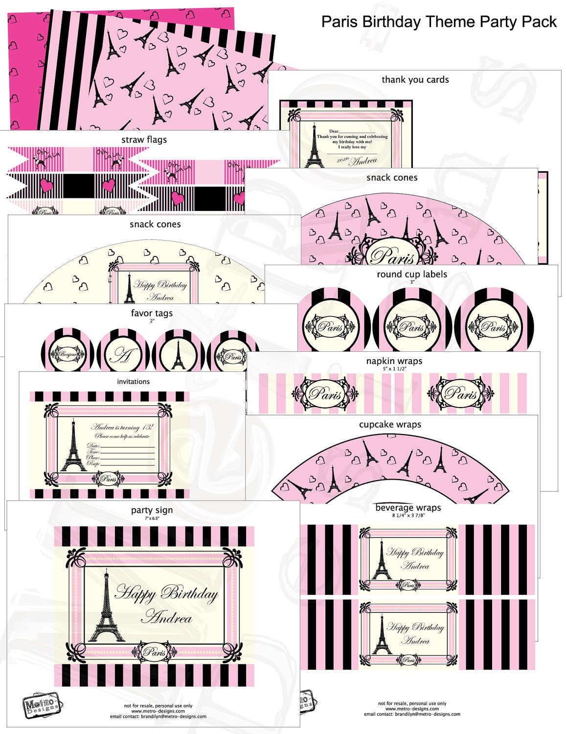 Paris - Party Package Il_570xn