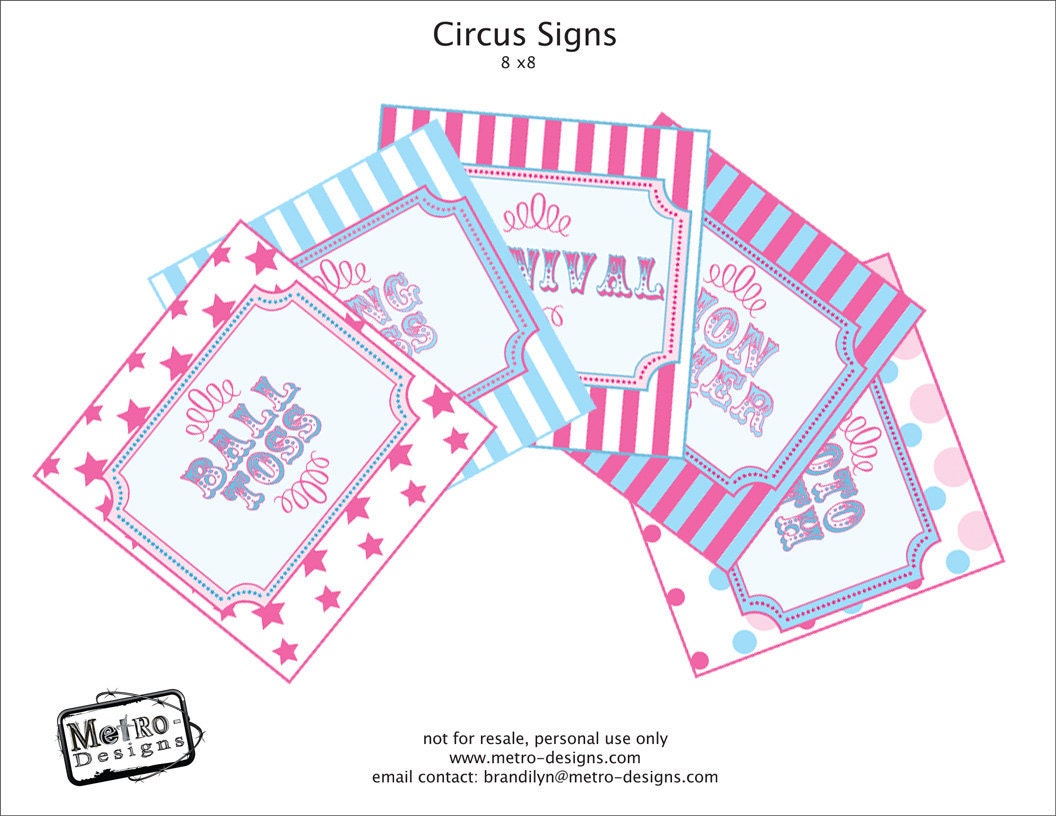 Carnival Signs - 30qty Il_570xn