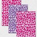 Pink/Purple Leopard Princess Invitation - 25qty  PRINTED - by Metro Events/Metro-Designs