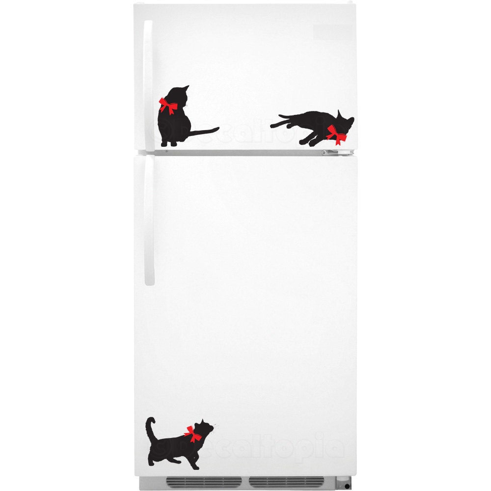 Fancy Kitties Fridge Decal