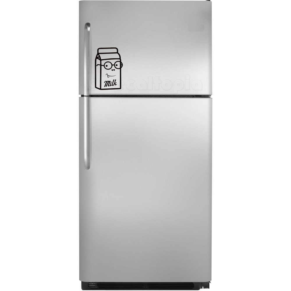 Milk Box Fridge Decal