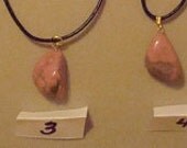 6 Flamingo Pink 'Nugget Like' Pendants--Sold Separately--Free Shipping in U.S.