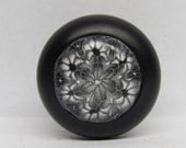 Polymer Clay Cabinet Knob or Pull  Black
