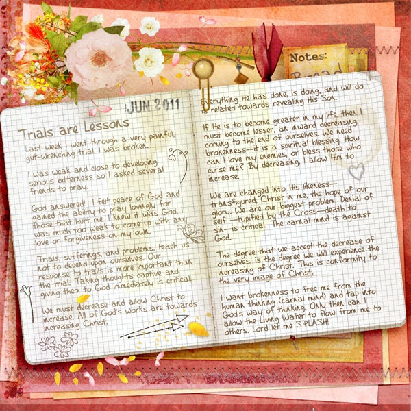 Digital Papers - Shabby Chic Rosey Peach for Art Journaling, Scrapbooking, Crafts, Invitations, Digital Scrapbooking, Instant Download