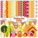 Polka Dot Owls Clip Art. Pink Orange Owl Scrapbook Kit, Instant Download, Party Invites, Bitrthday Ideas