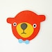 Red Orange Bear