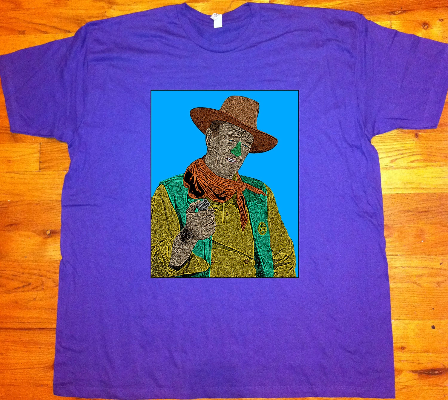 John Wayne Men's Alstyle Tee Shirt Culture Cloth Zinc Collection