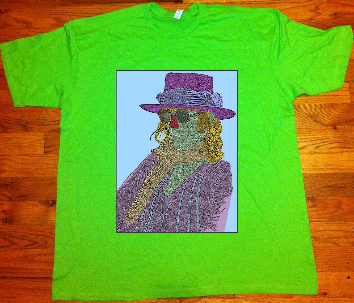 Keith Richards Rolling Stones Men's Alstyle Tee Shirt Culture Cloth Zinc Collection