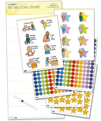My Big Star Reward Chart from 1 year