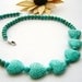 Turquoise Necklace - Hearts Necklace