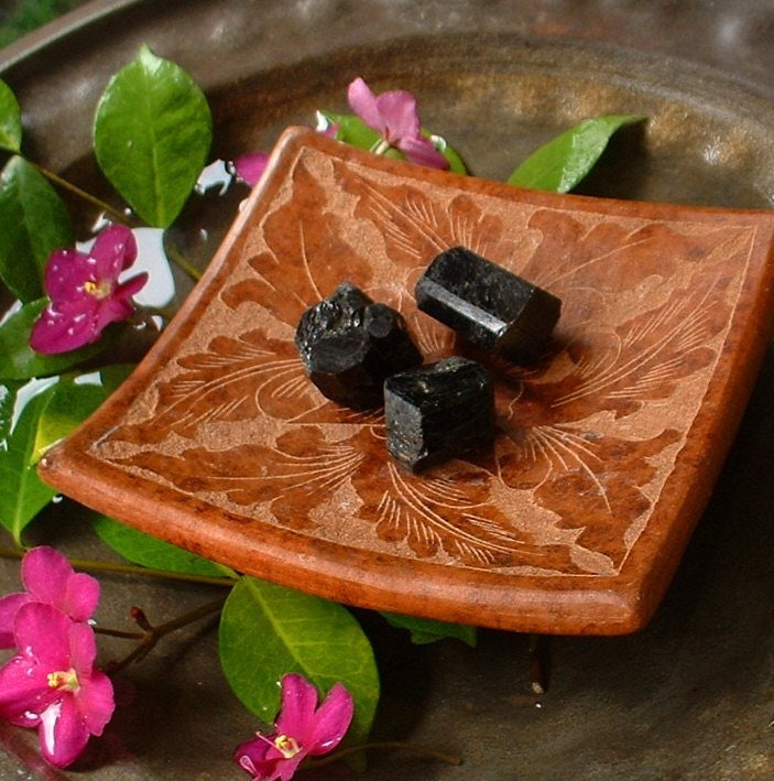 Black Tourmaline Double Terminated Crystals