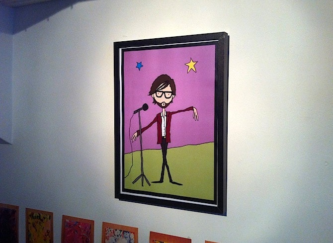 JARVIS COCKER POSTER - pulp poster - Glossy A3 poster of original pop art print