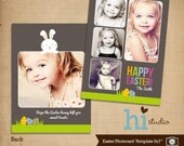 Easter Photo Card template 5x7"