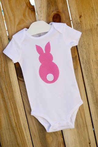 Easter Bunny Onesie - Appliqued Il_170x135