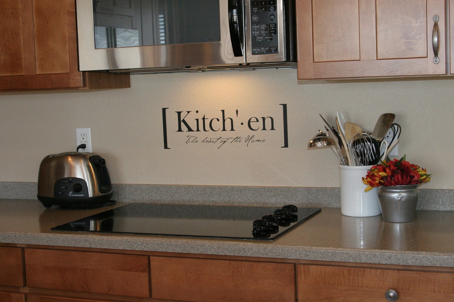 Kitchen definition - vinyl lettering