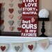 Valentine's Day Wooden Vinyl Lettering Sign