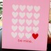 Be Mine 10x12 Wooden Vinyl Lettering Sign