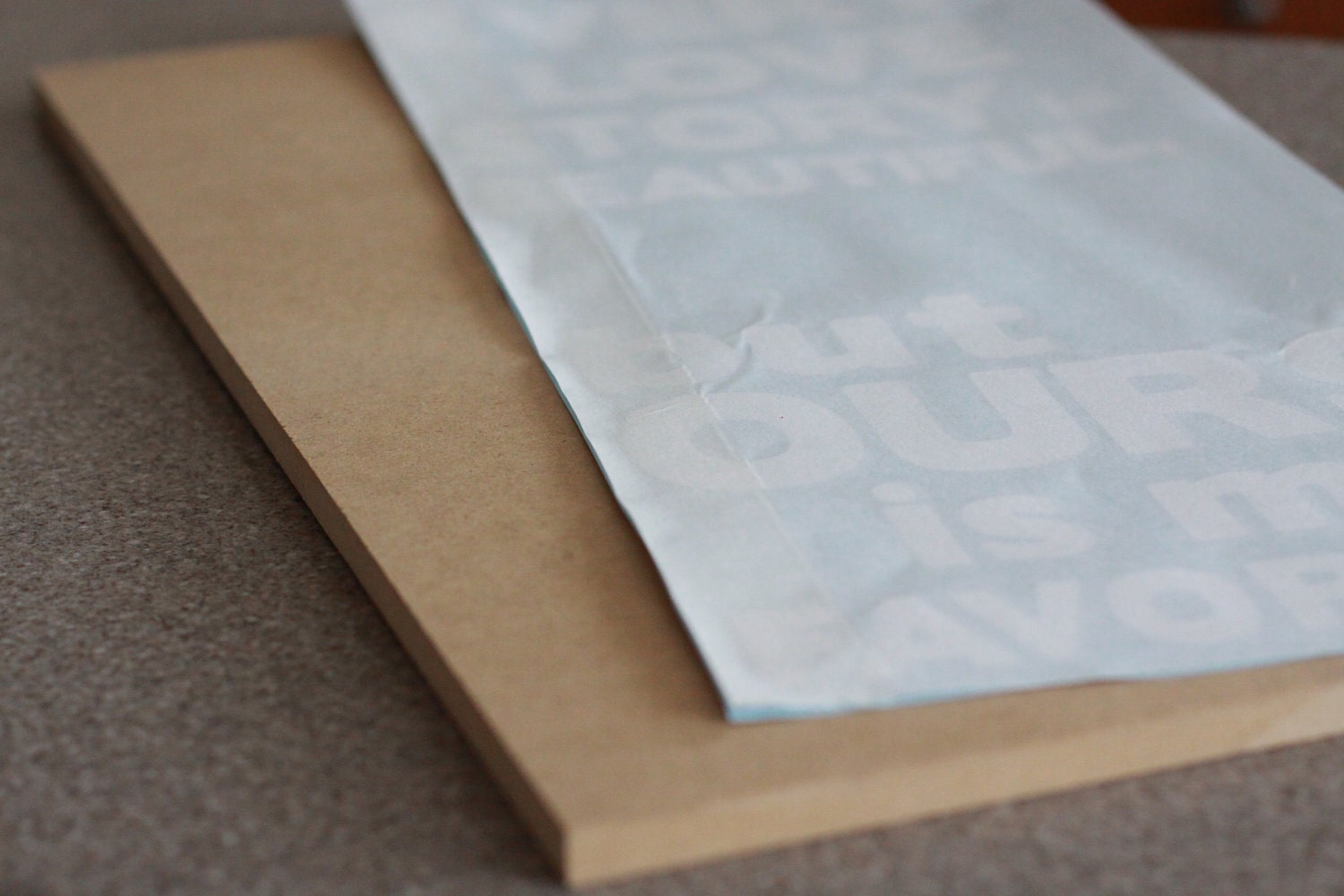 10x24 UNFINISHED Board- no vinyl