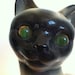 Kitsch Siamese Cats with Green Marble Eyes TV Lamp c1950s