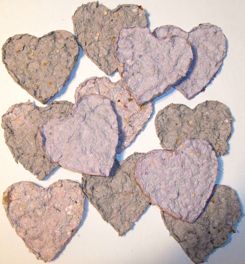 Bell Pepper - 12 Baby PINK Paper Seed Bombs for Geurilla Gardening - Animal Safe - Custom Orders Welcome