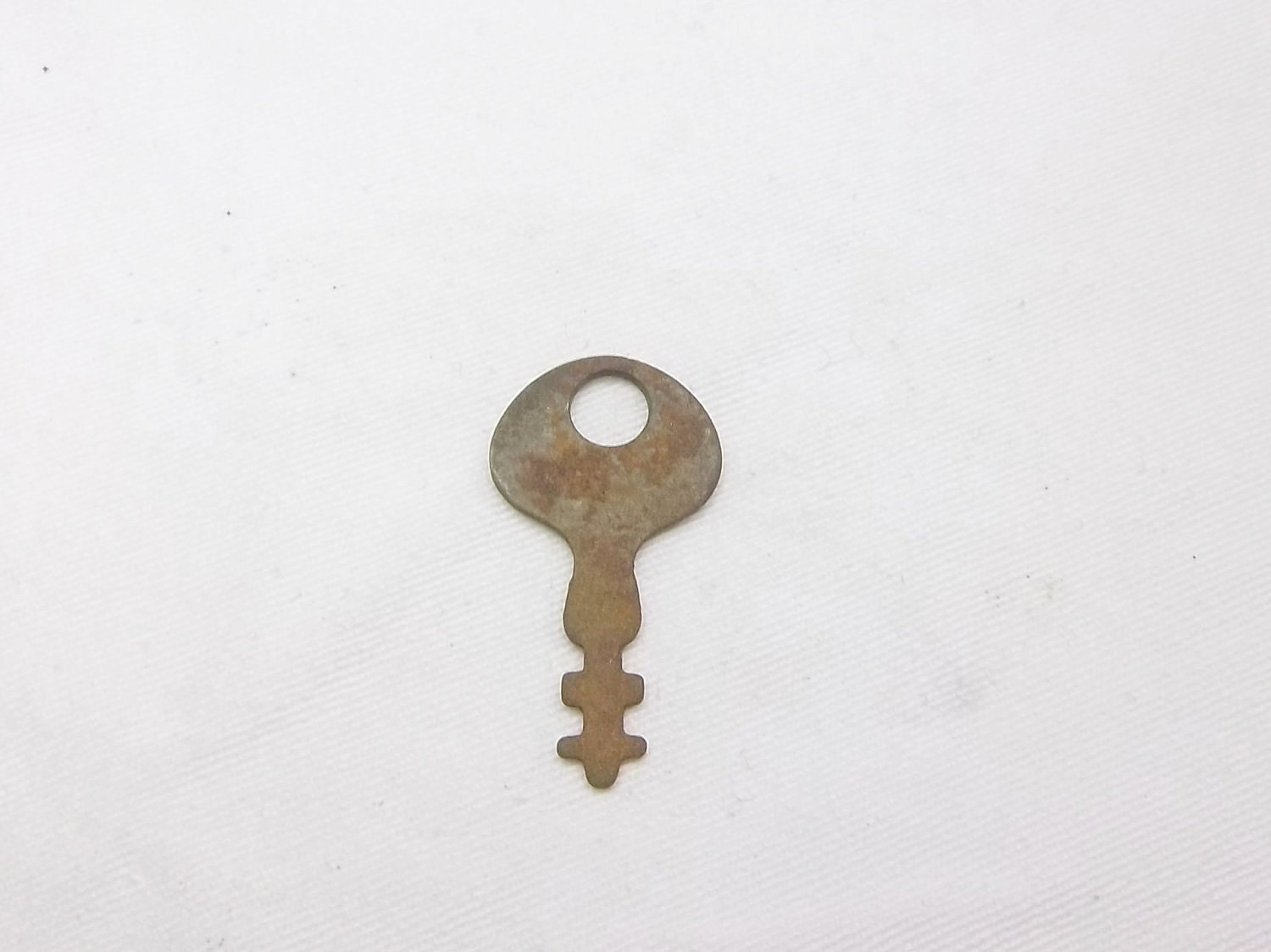 Vintage Flat Key Mini Skeleton Rusty Steampunk Gothic Supply