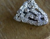 Vintage Dress Clip . Art Deco Dress Clip . 1920s jewelry 1930s