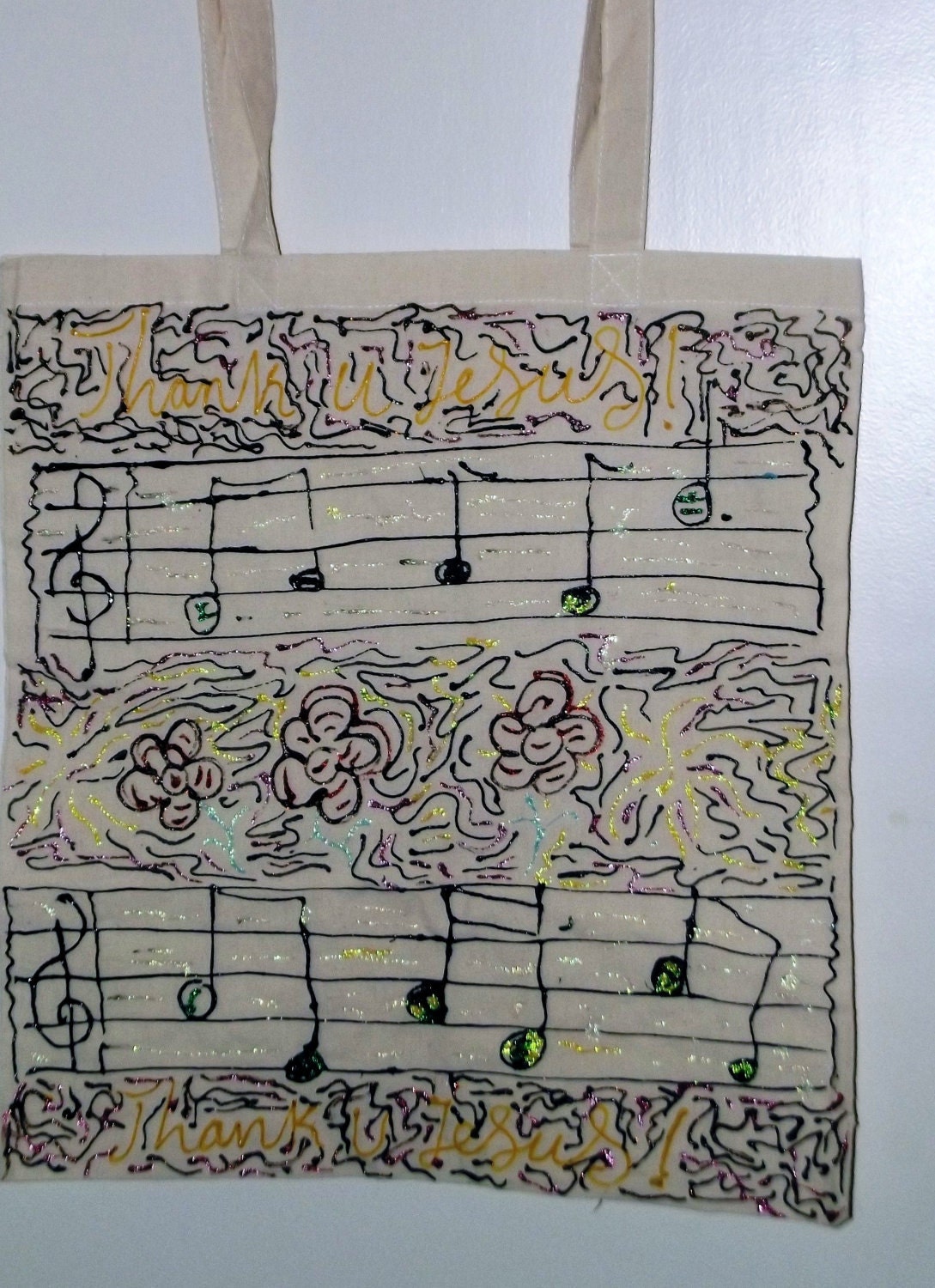 Thank U Jesus music Blog bag