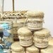 Custom Wedding Favor, Rustic Jam Favors with Burlap Cover 1.5 oz