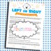 Left or Right Baby Shower Game, PRINTABLE, Popular, Many Unique Games to Choose From